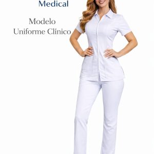 UNIFORME CLÍNICO BLANCO MUJER