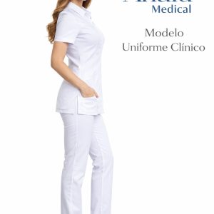 UNIFORME CLÍNICO BLANCO MUJER